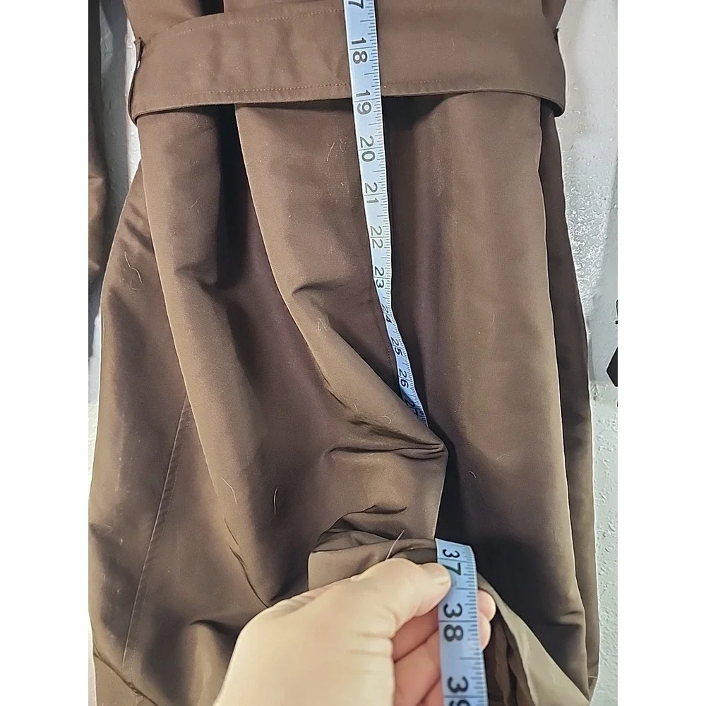 Lauren Ralph Lauren LRL Utility Jacket Coat M Full Button Corduroy Belted Lined - Picture 3 of 8